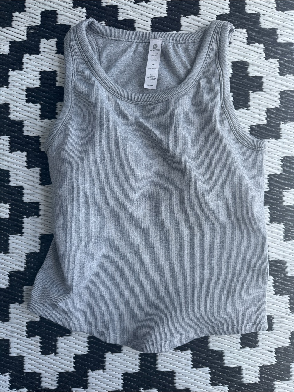 90 DEGREE BY REFLEX Ribbed Bra Tank Top - M